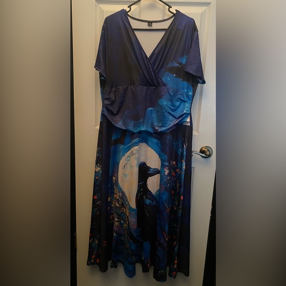 Crow Maxi Dress - Picture 1 of 4